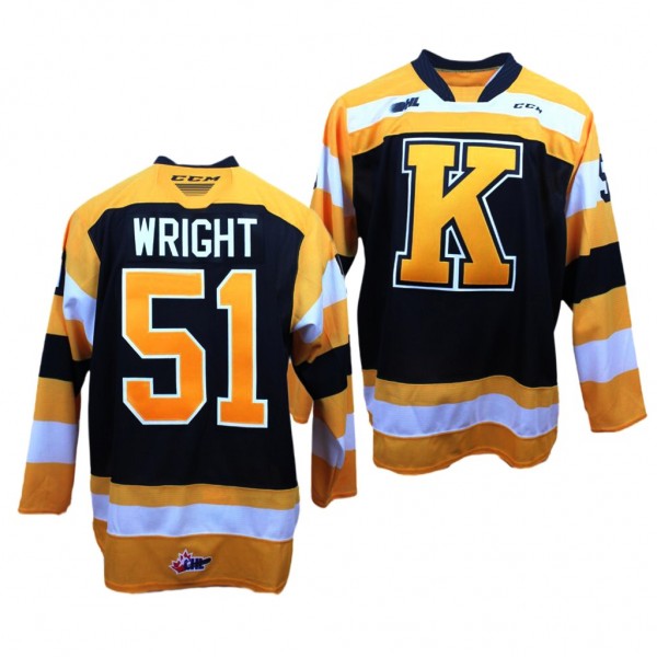 Shane Wright 2022 NHL Draft OHL Jersey - Black