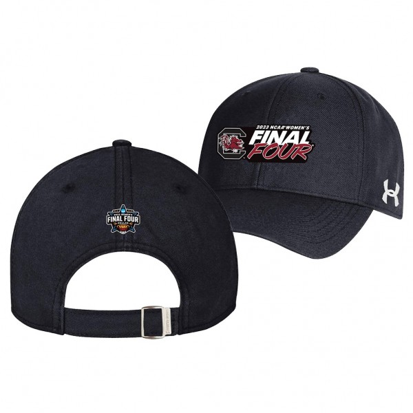 South Carolina Gamecocks Black 2023 NCAA March Madness Final Four Regional Champs Locker Room Adjustable Hat