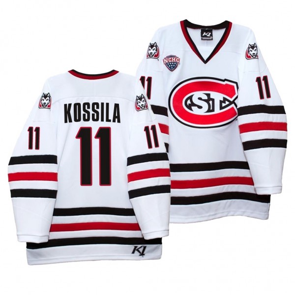 Kalle Kossila St. Cloud State Huskies 11 White Col...