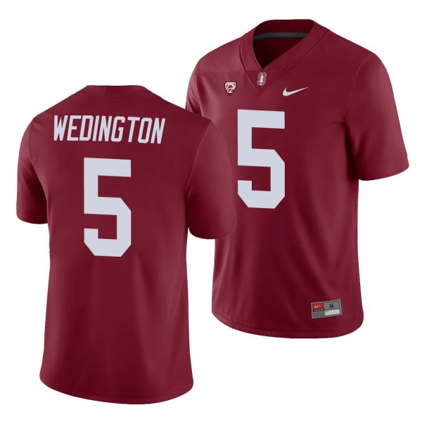 Stanford Cardinal Connor Wedington Cardinal College Football Game Jersey