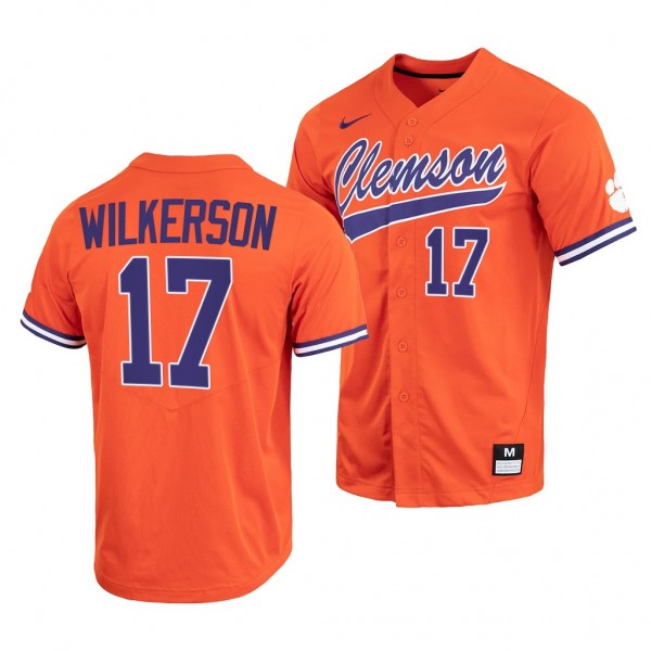 Stevie Wilkerson Clemson Tigers #17 Orange College...