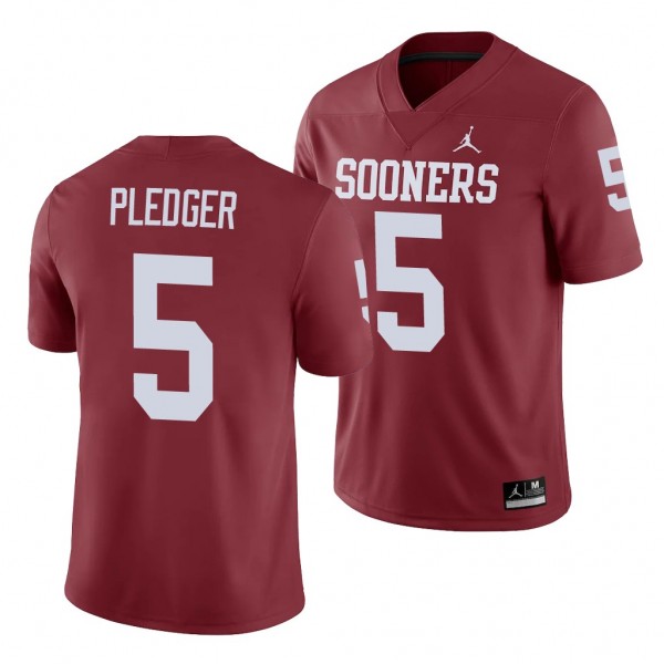 Oklahoma Sooners T.J. Pledger Crimson Game Men's C...
