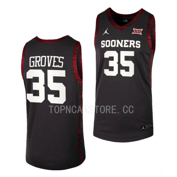 Oklahoma Sooners Tanner Groves College Basketball ...