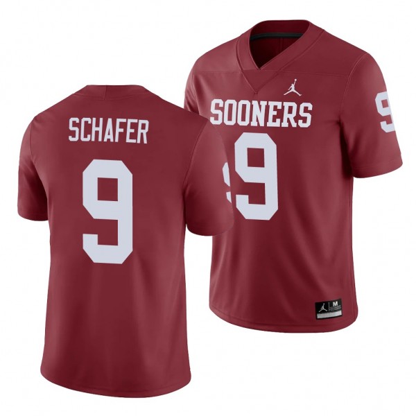 Oklahoma Sooners Tanner Schafer Crimson Game Men's...