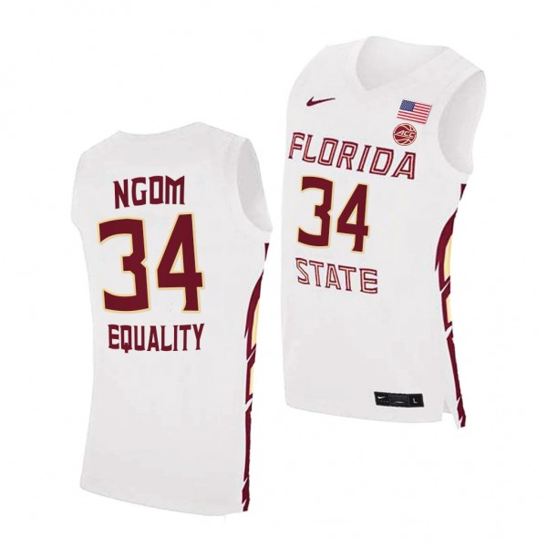 Florida State Seminoles Tanor Ngom White Equality ...