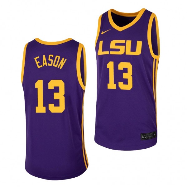Tari Eason #13 LSU Tigers College Basketball 2021 ...