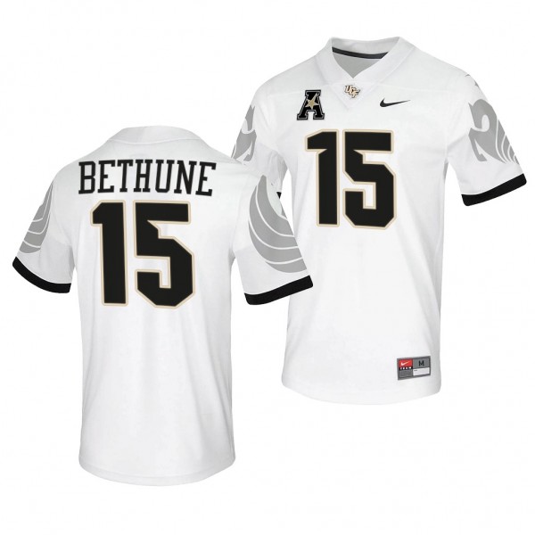 UCF Knights Tatum Bethune #15 White College Footba...