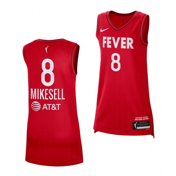 Taylor Mikesell #2 Indiana Fever Rebel Edition Red...