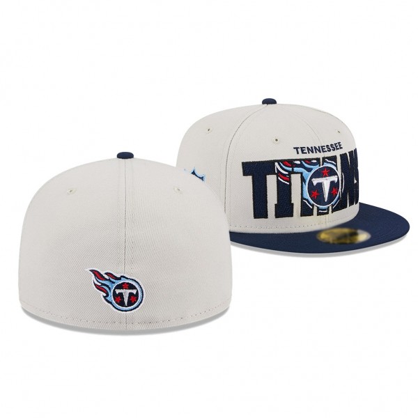 Tennessee Titans Stone 2023 NFL Draft 59FIFTY Fitted Hat