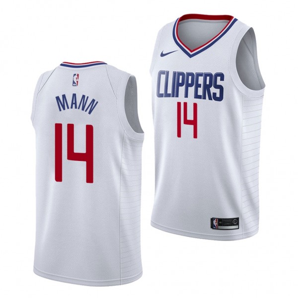 Terance Mann #14 Clippers Association Edition Whit...