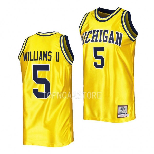 Terrance Williams II Michigan Wolverines #5 Maize ...