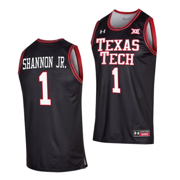 Terrence Shannon Jr. #1 Texas Tech Red Raiders 202...