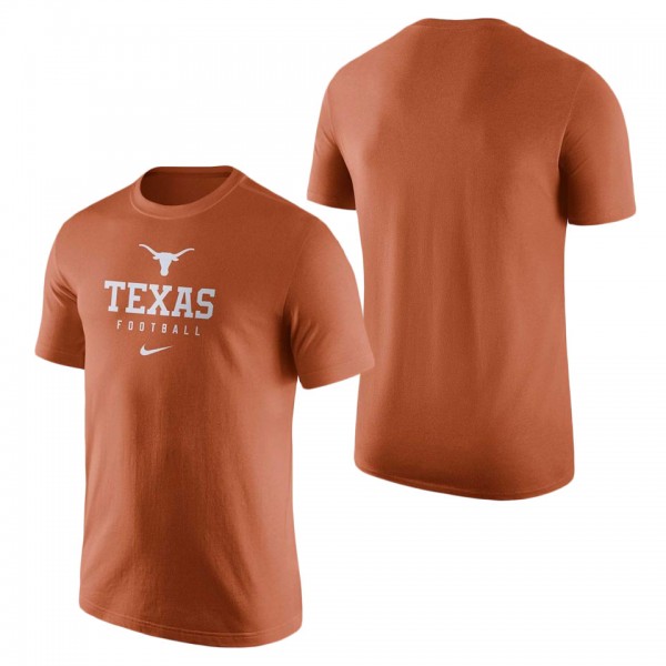 Texas Longhorns Team Issue Performance T-Shirt Tex...