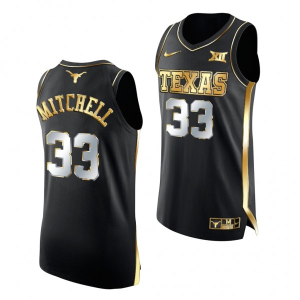 Texas Longhorns Tre Mitchell Golden Edition Black ...