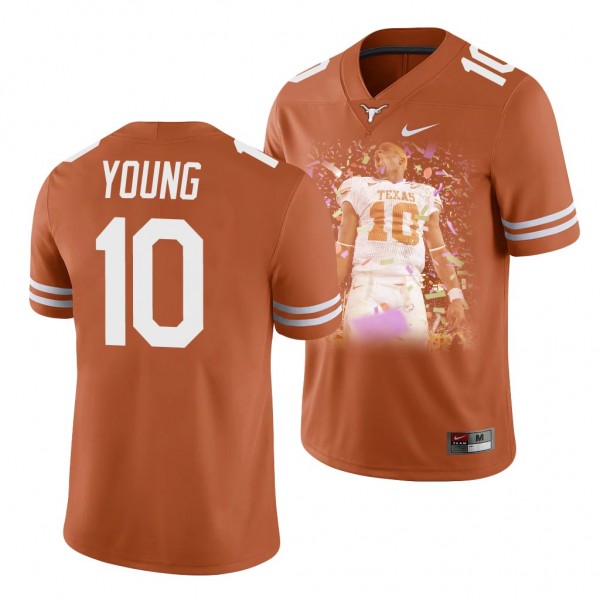 Texas Longhorns Vince Young 10 Orange Player Portr...