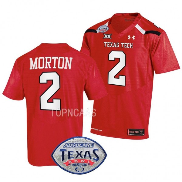 2022 Texas Bowl Behren Morton Texas Tech Red Raide...