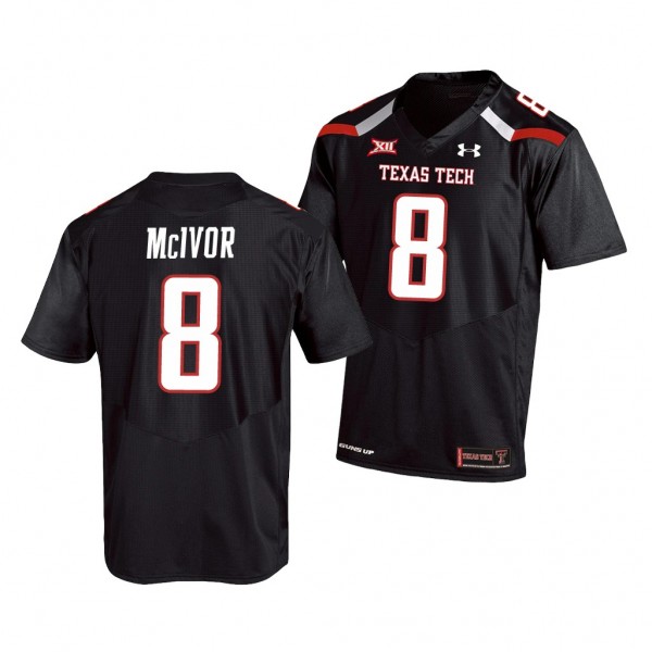 Texas Tech Red Raiders Maverick McIvor Black Colle...