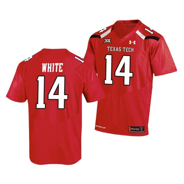 Texas Tech Red Raiders Xavier White Red College Fo...