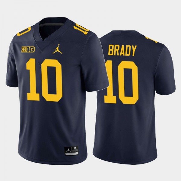 Michigan Wolverines Tom Brady Navy Home History Pl...