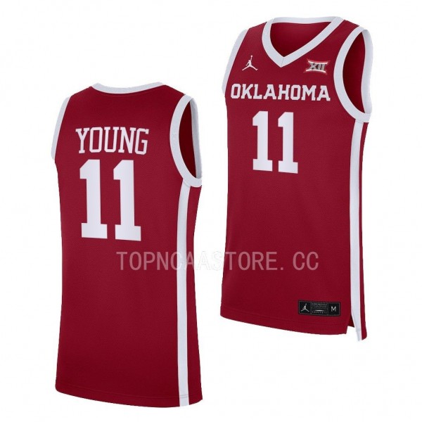 Trae Young #11 Oklahoma Sooners Alumni Basketball ...