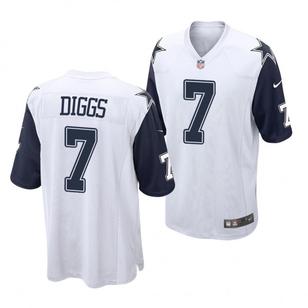 Trevon Diggs #7 Dallas Cowboys Alternate Game Whit...