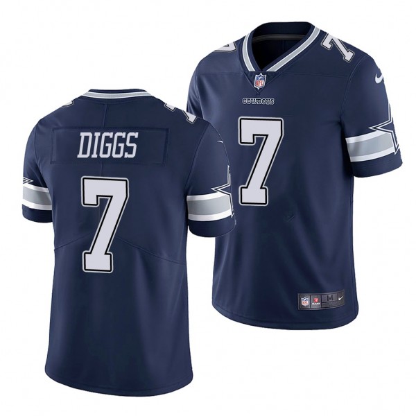 Trevon Diggs #7 Dallas Cowboys Vapor Limited Navy ...