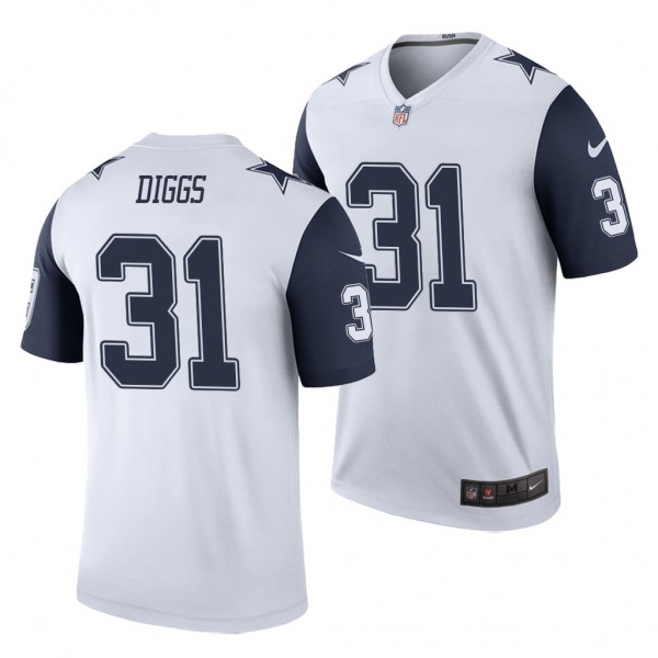 Dallas Cowboys Trevon Diggs White 2020 NFL Draft C...
