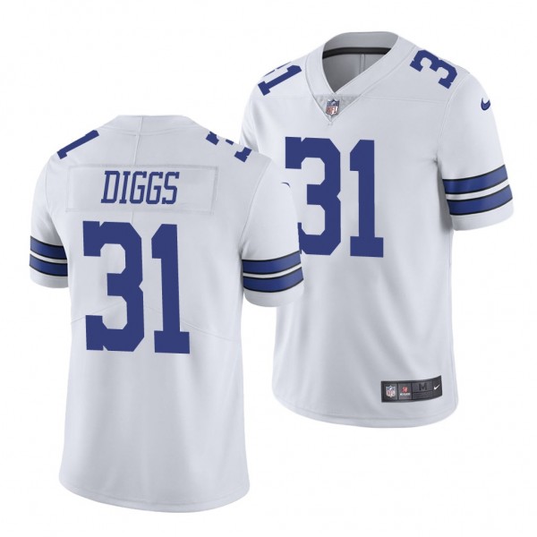 Dallas Cowboys Trevon Diggs White 2020 NFL Draft M...