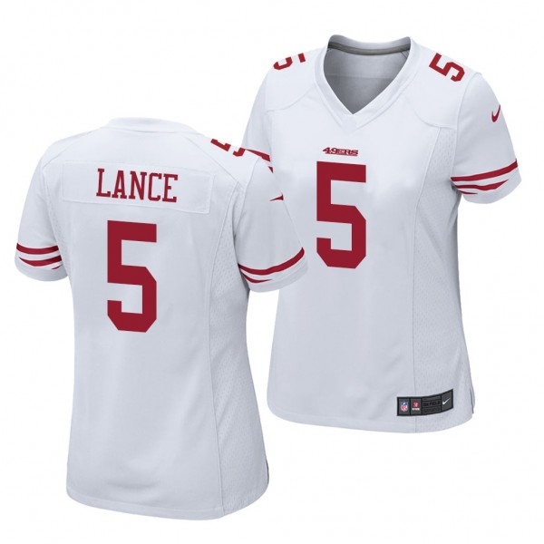 Trey Lance San Francisco 49ers 2021 NFL Draft Game White Jersey Women's