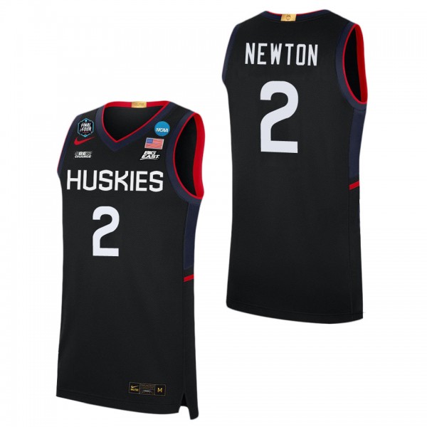 Tristen Newton UConn Huskies Black College Men's B...