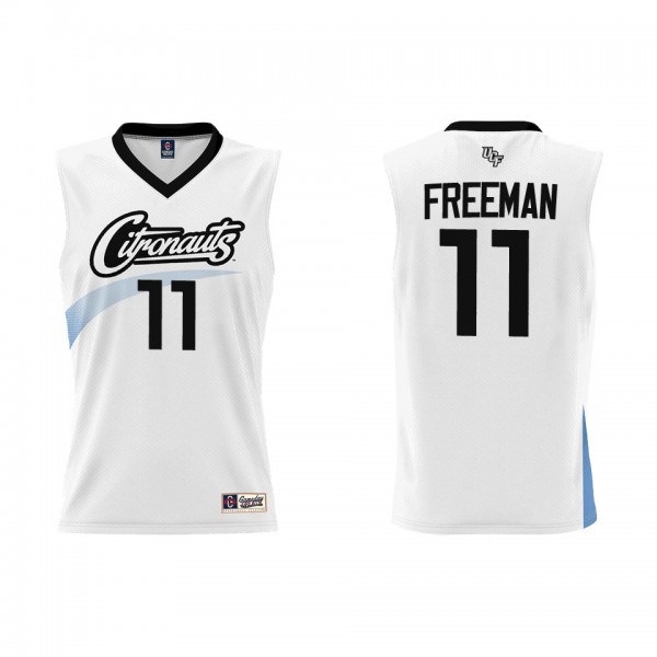 Tyem Freeman UCF Knights ProSphere 2023 Space Game Basketball Jersey White