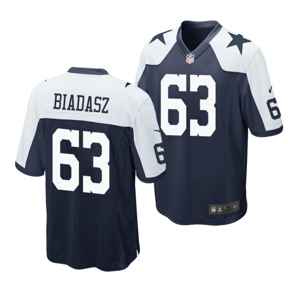 Dallas Cowboys Tyler Biadasz Navy 2020 NFL Draft A...