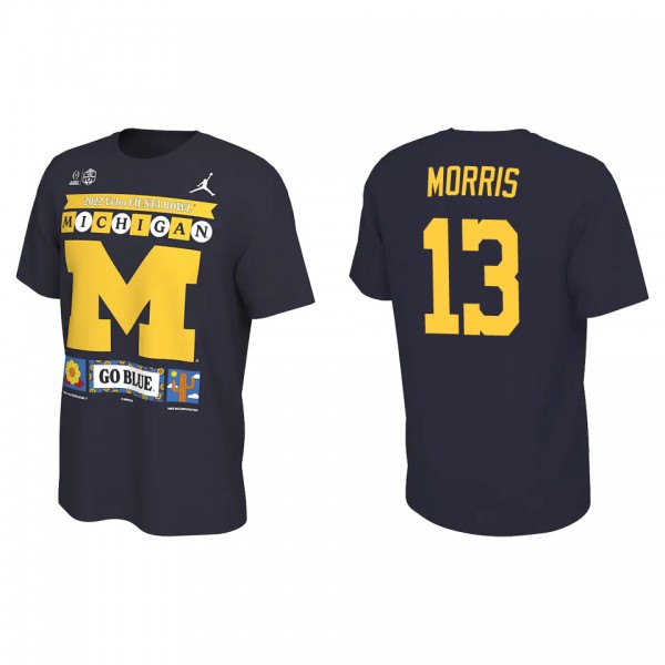 Tyler Morris Michigan Wolverines Navy College Foot...