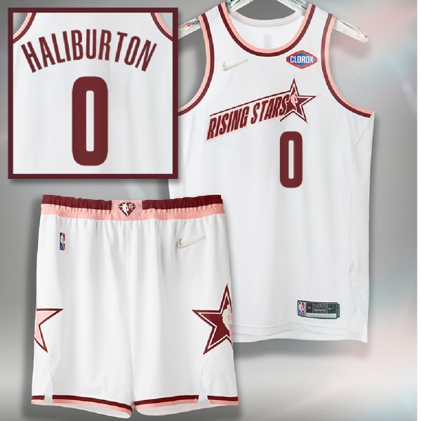 Tyrese Haliburton 2022 NBA Rising Stars Pacers #0 ...