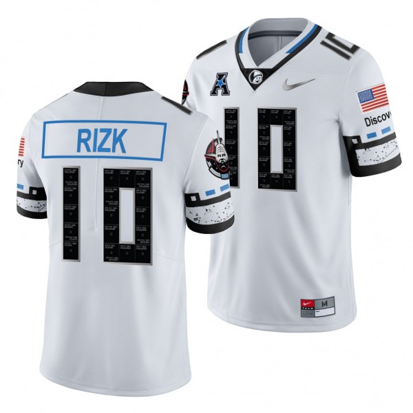 Space Game Dylan Rizk UCF Knights Jersey White