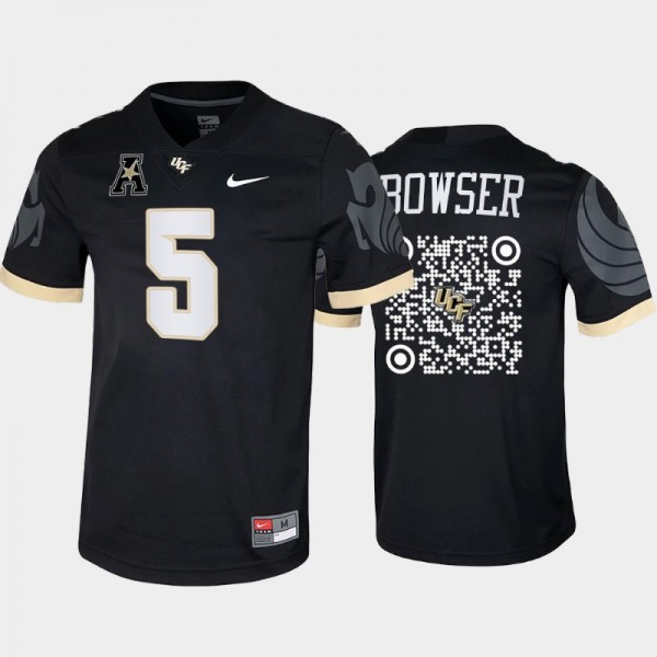 UCF Knights Isaiah Bowser QR Codes Jersey Black 20...