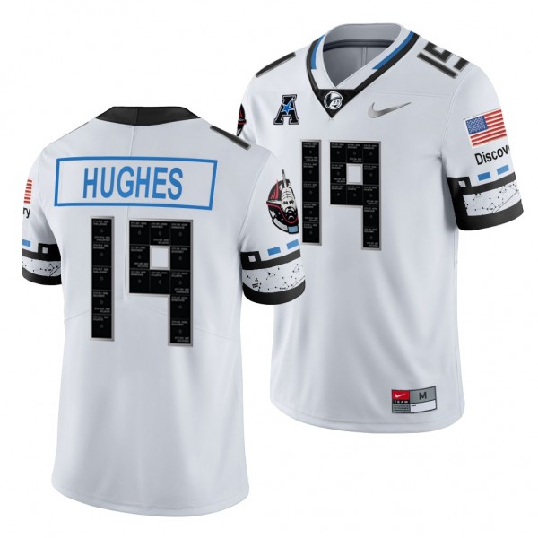 UCF Knights Mike Hughes 19 White 2021-22 Space Gam...