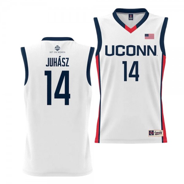 Dorka Juhasz UConn Huskies White Women's Basketbal...