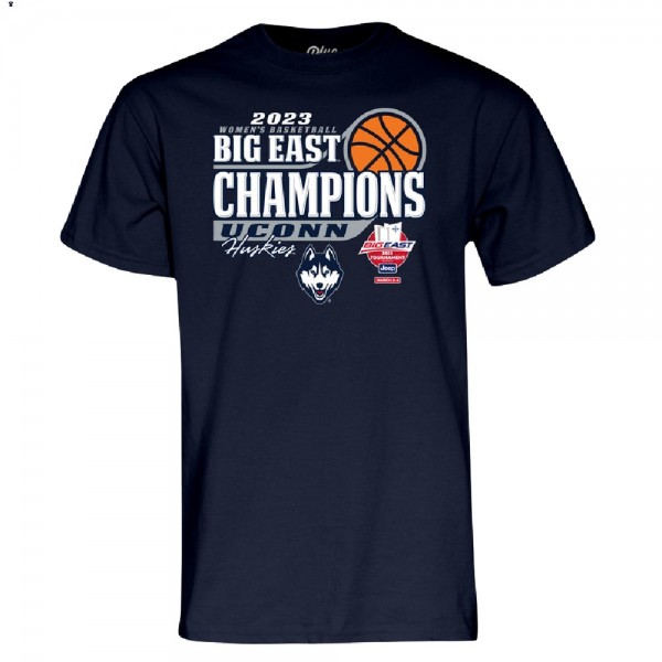 Uconn Huskies Navy 2023 Big East Womens Basketball...