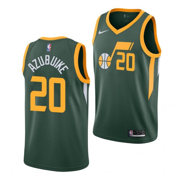 Udoka Azubuike Utah Jazz 2020 NBA Draft Green Jers...