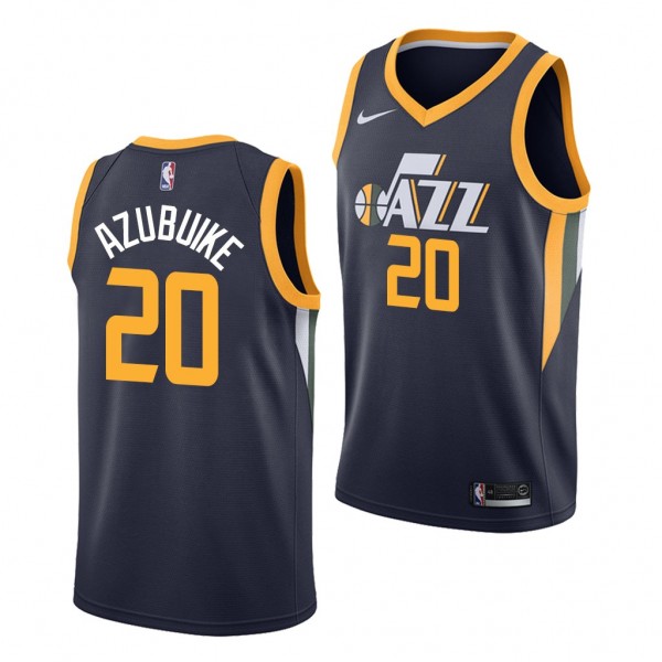 Udoka Azubuike Utah Jazz 2020 NBA Draft Navy Jerse...