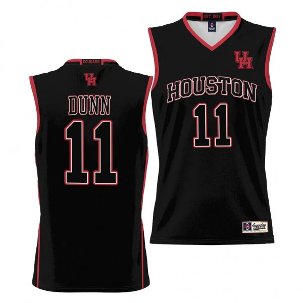 Houston Cougars Damian Dunn NIL Basketball Black L...
