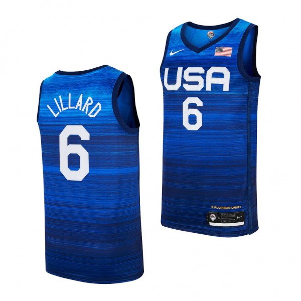 USA Basketball Damian Lillard Tokyo Olympics 2021 ...