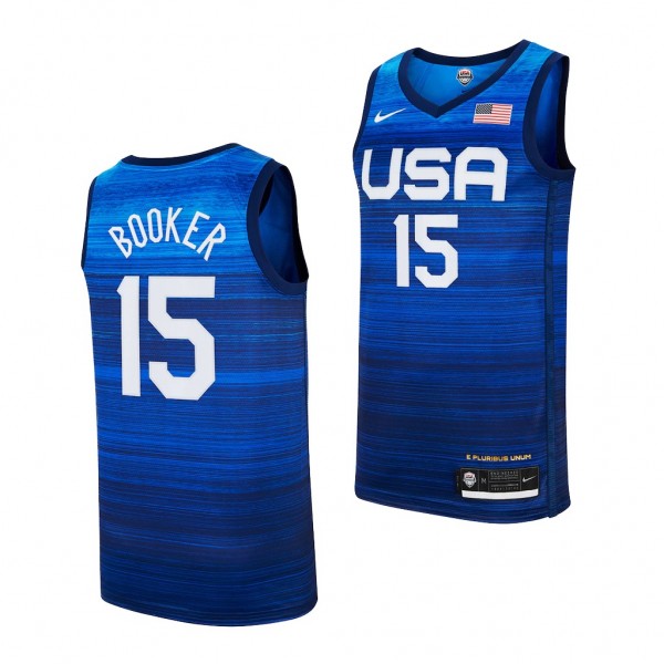 USA Basketball Devin Booker Tokyo Olympics 2021 Bl...