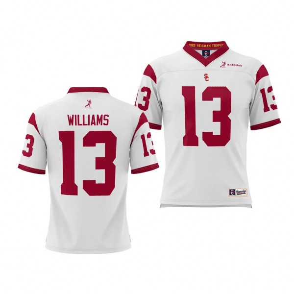 Heisman Memorial Caleb Williams USC Trojans #13 Wh...