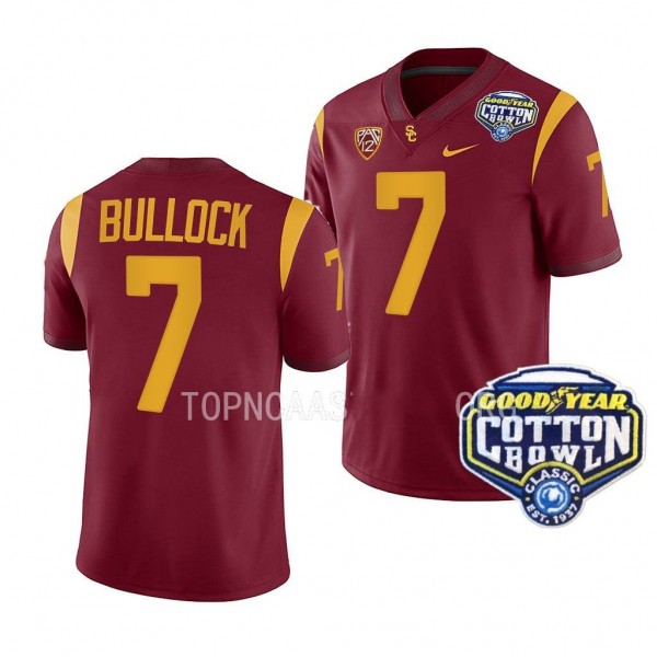 Calen Bullock USC Trojans 2023 Cotton Bowl Cardina...