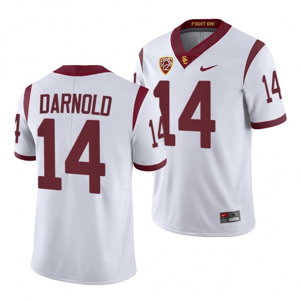 USC Trojans Sam Darnold Football Jersey #14 White NFL Alumni Uniform