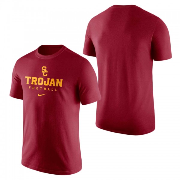 USC Trojans Team Issue Performance T-Shirt Cardina...