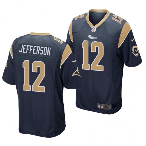 Los Angeles Rams Van Jefferson Navy 2020 NFL Draft...