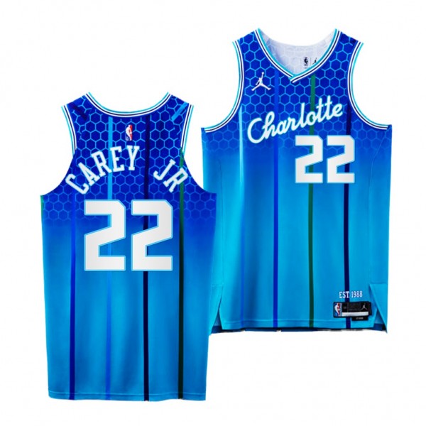 Vernon Carey Jr. #22 Charlotte Hornets NBA 75th Au...